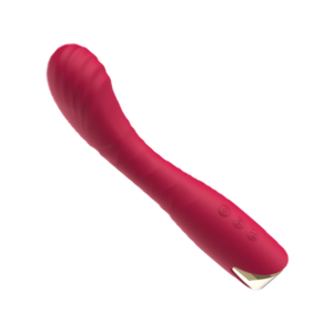 The Red Peach Bad Boy G Spot curved internal vibrator for targeted pleasure