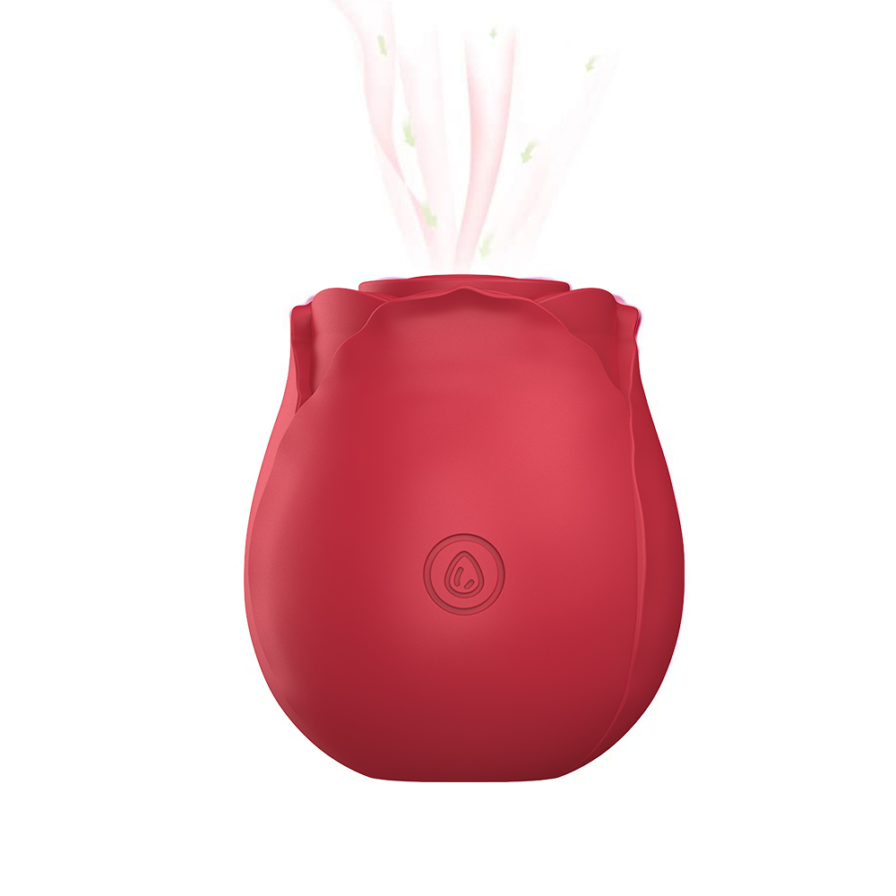 The Red Peach Rose Fantasy Sucking Vibrator Massager - Image 3