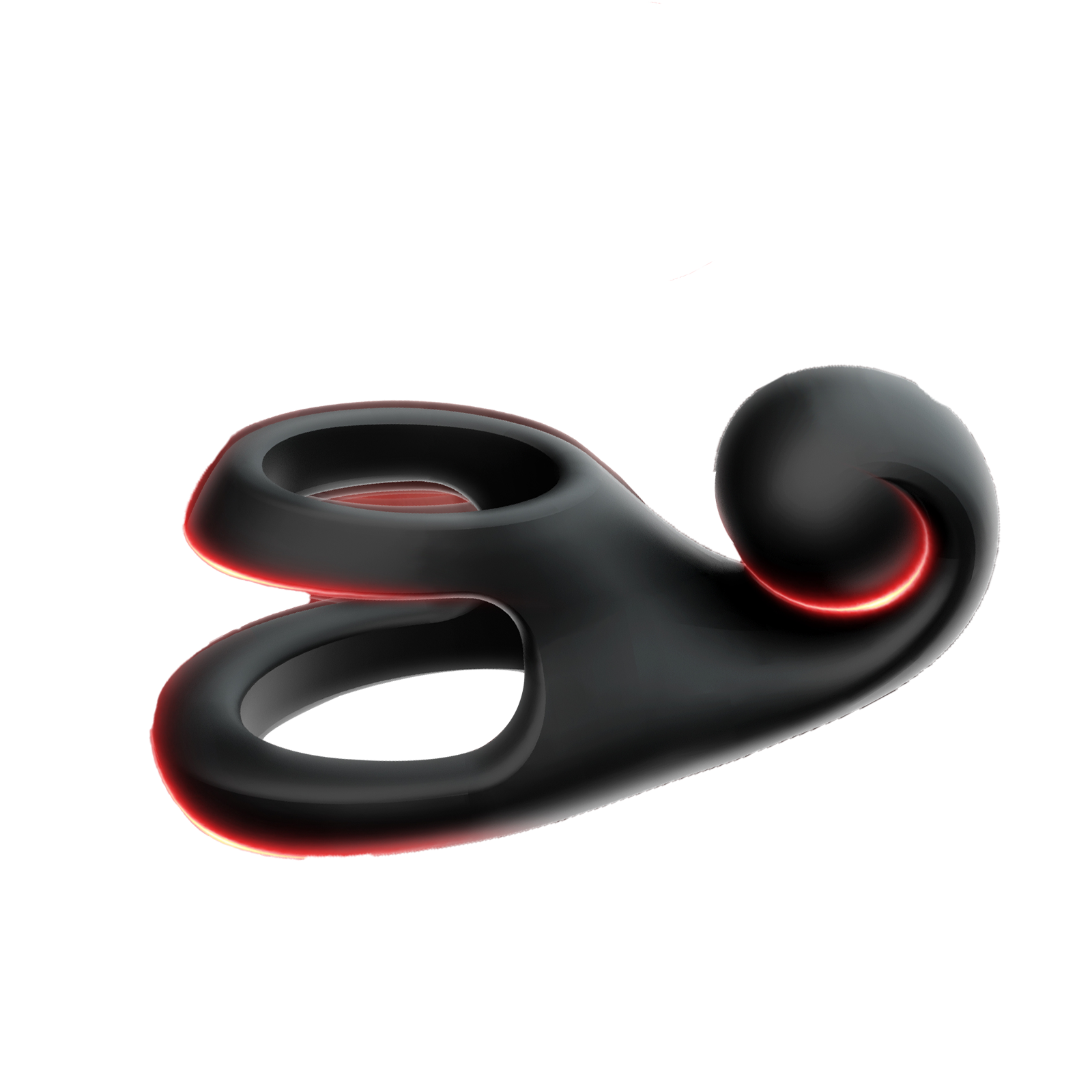 The Red Peach Vibing Cock Ring - Image 2