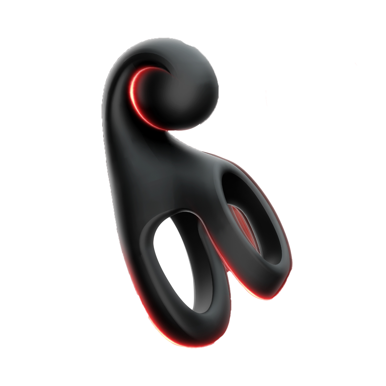 The Red Peach Vibing Cock Ring - Image 5